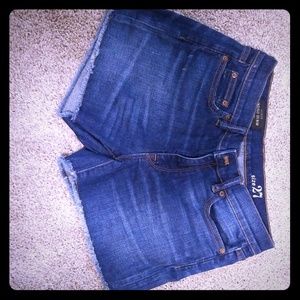 J. CREW  Indego denim shorts
